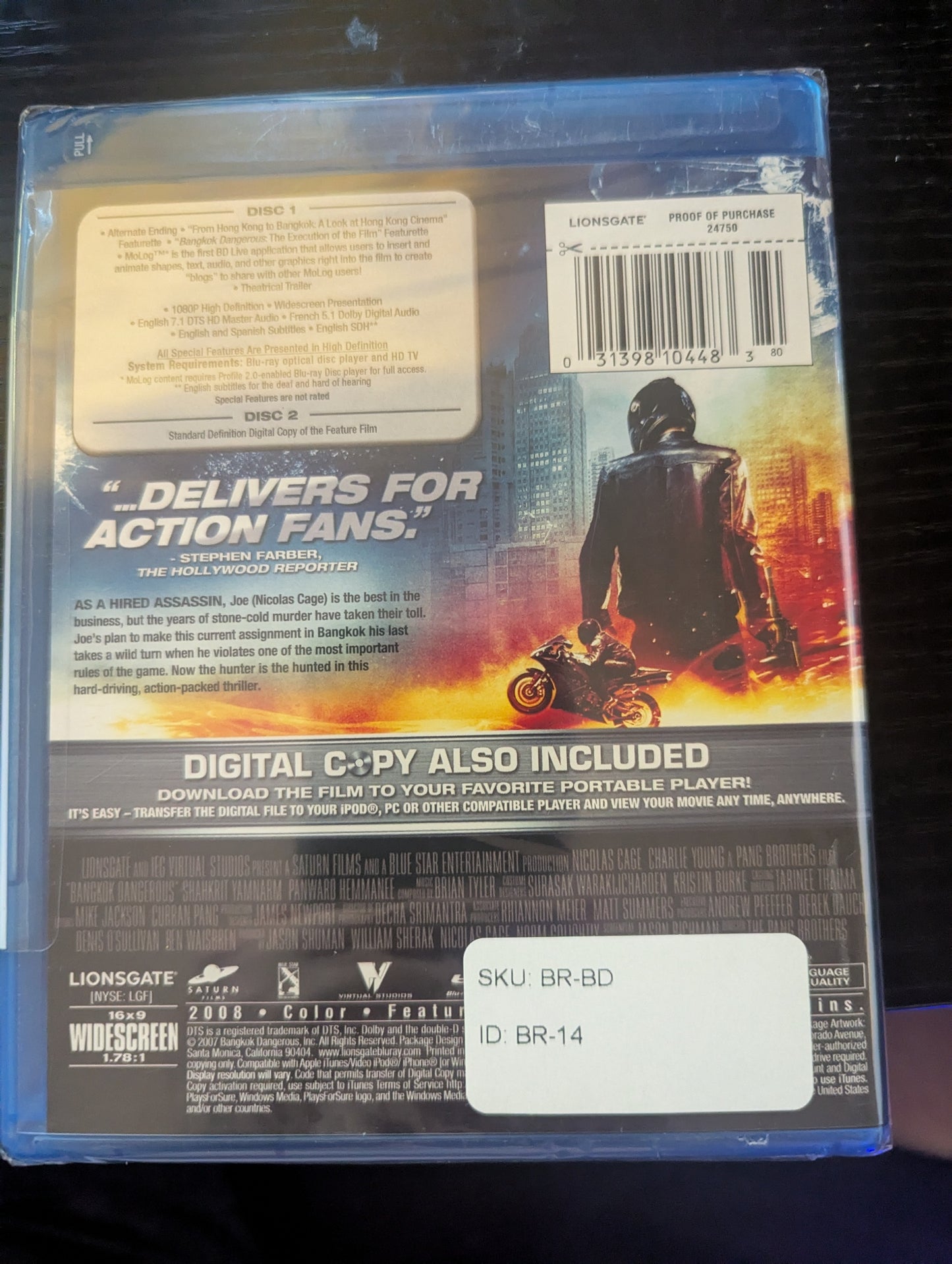 Bangkok Dangerous (Blu-ray) β Action Thriller