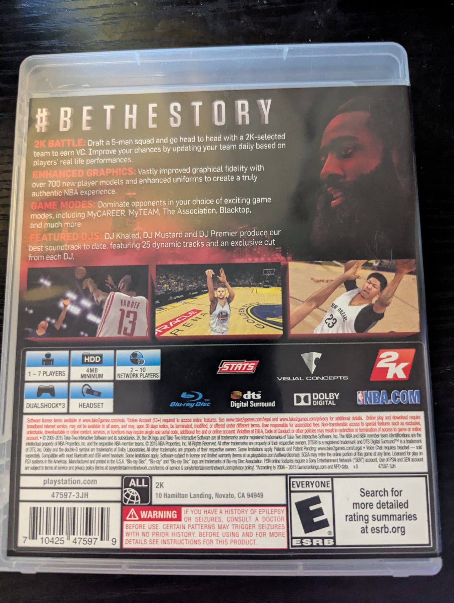 PS3 NBA 2K 16