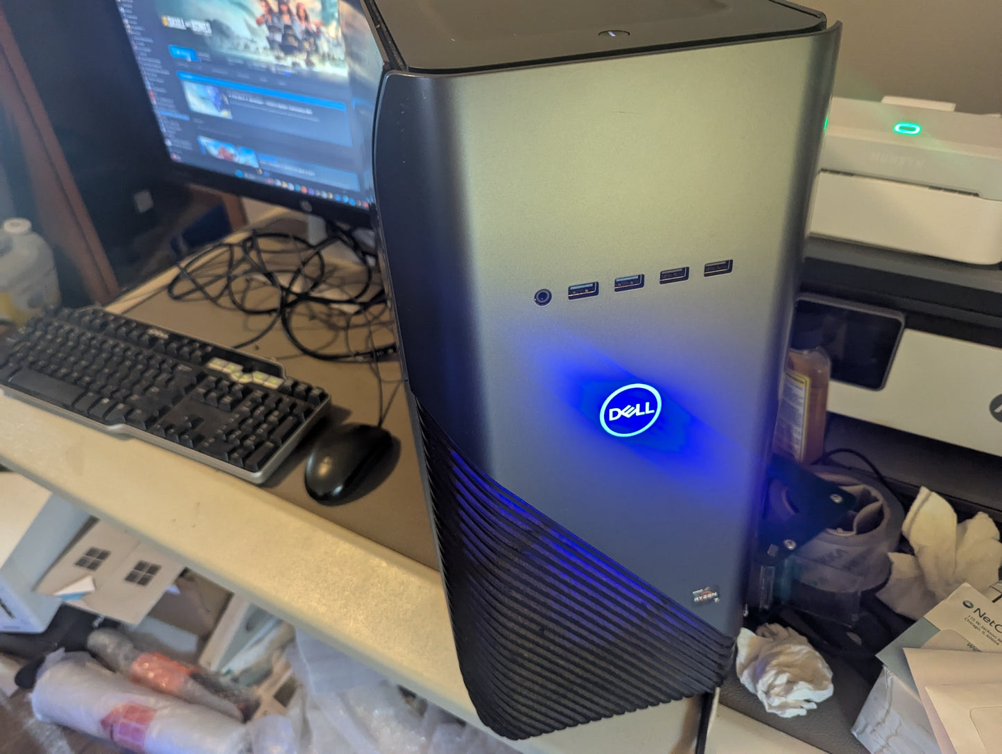 Dell Ryzen 7 Gaming Desktop – RTX 4060 | 32GB RAM | 2TB NVMe SSD | Windows 11