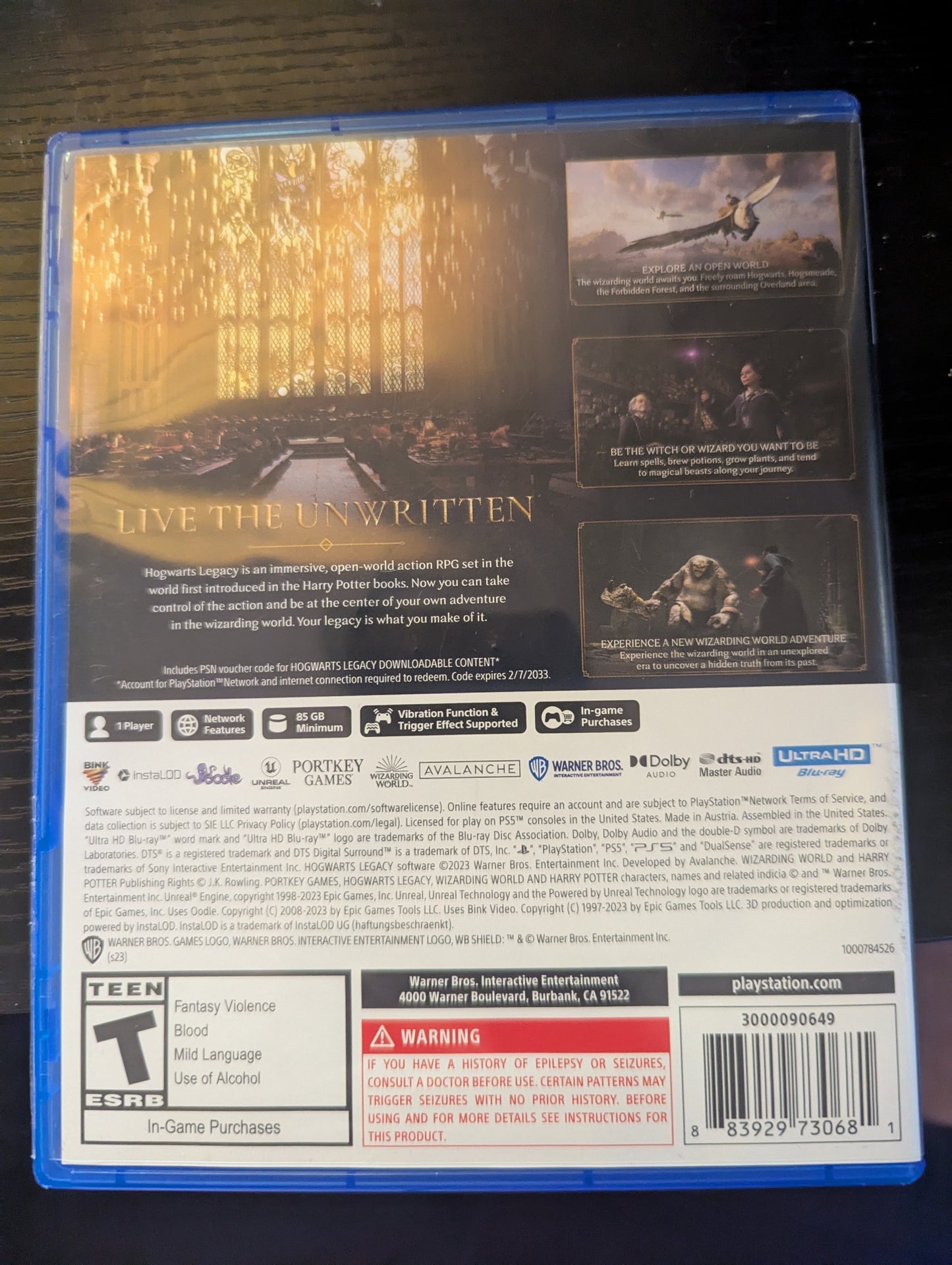 PS5 Hogwarts Legacy