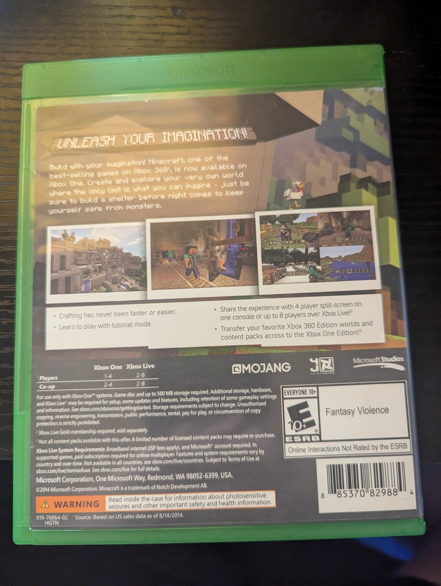 Xbox One Minecraft