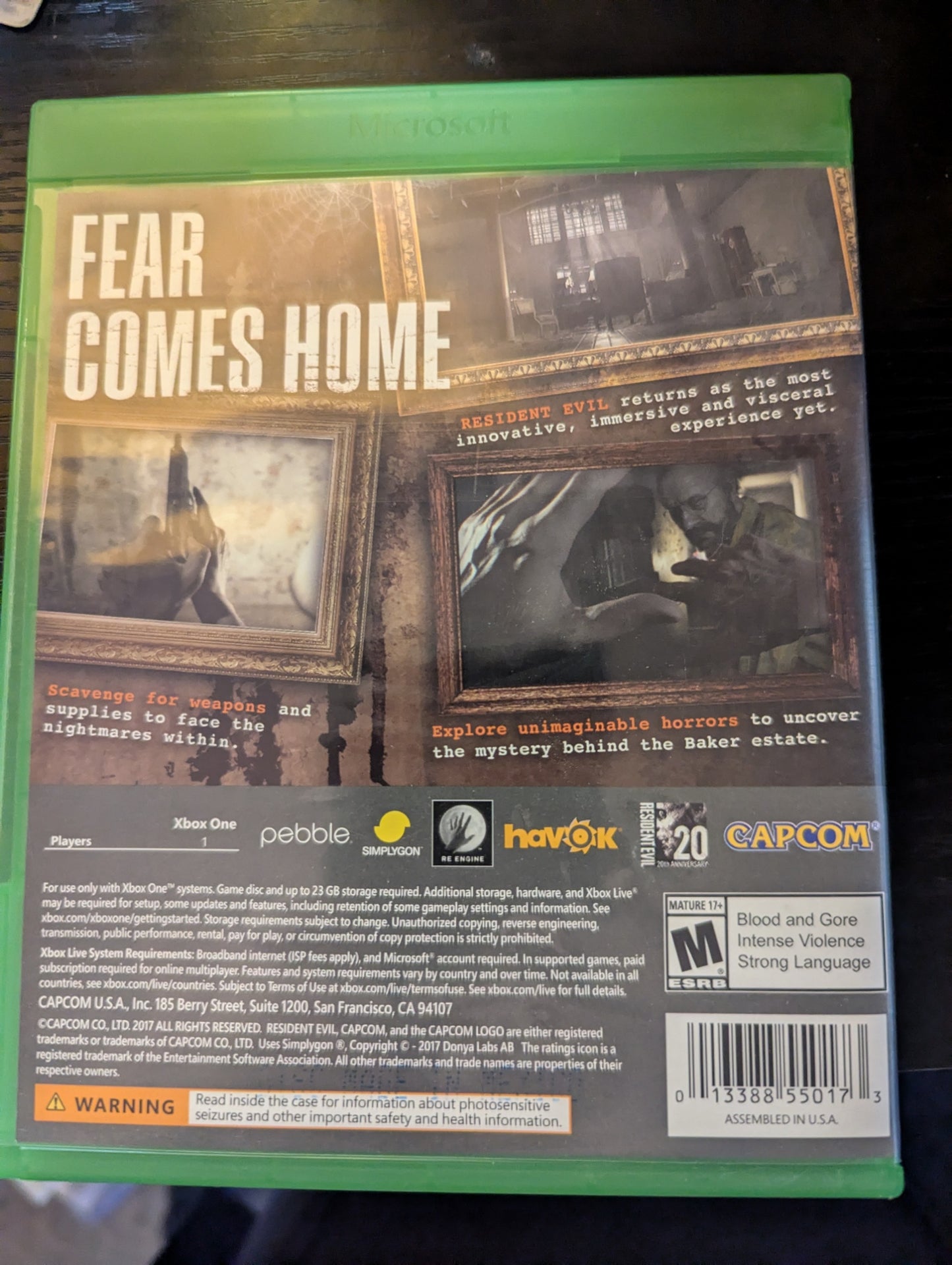 Resident Evil biohazard - Xbox One