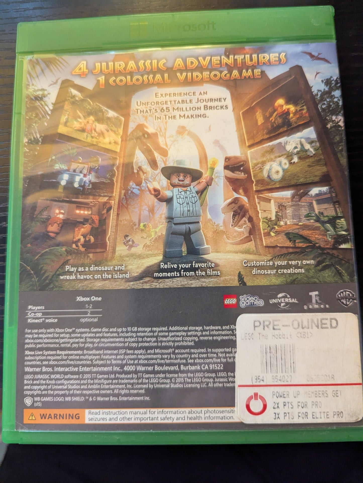Lego Jurassic World - Xbox One