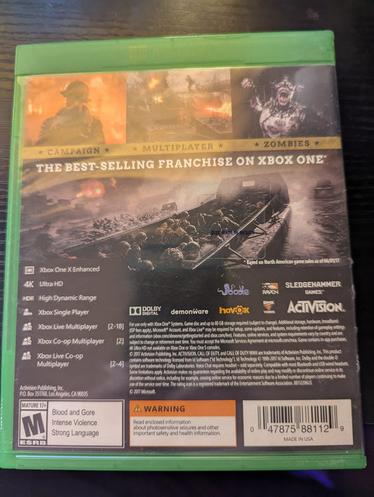 Call of Duty WW2 - Xbox One