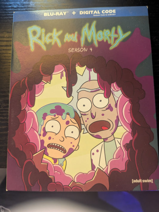 Rick and Morty Season 4 Blue Ray